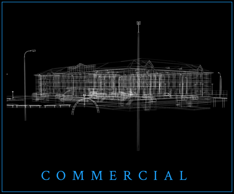 Blueprint to hvac system in a commercial building